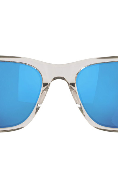 Costa: Tybee 282 Shiny Light Grey Crystal Blue Mirror Polarized