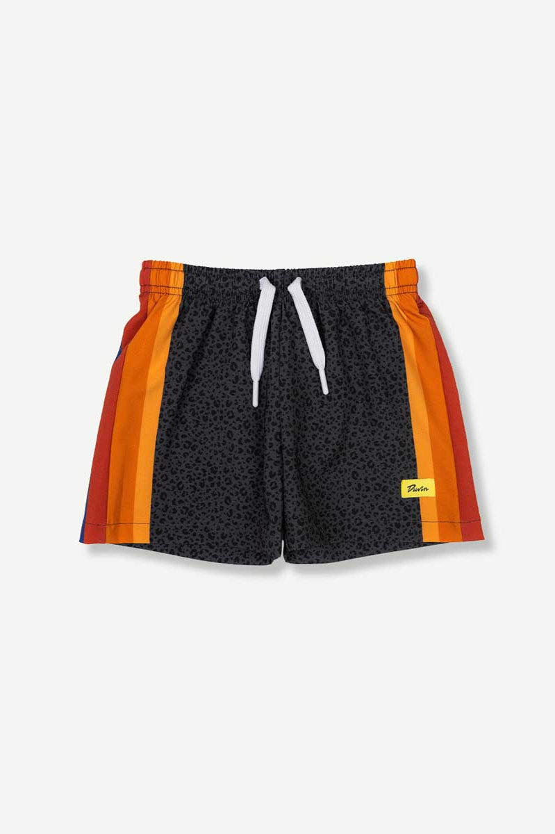 Duvin: Boys Black Cat Swim Short