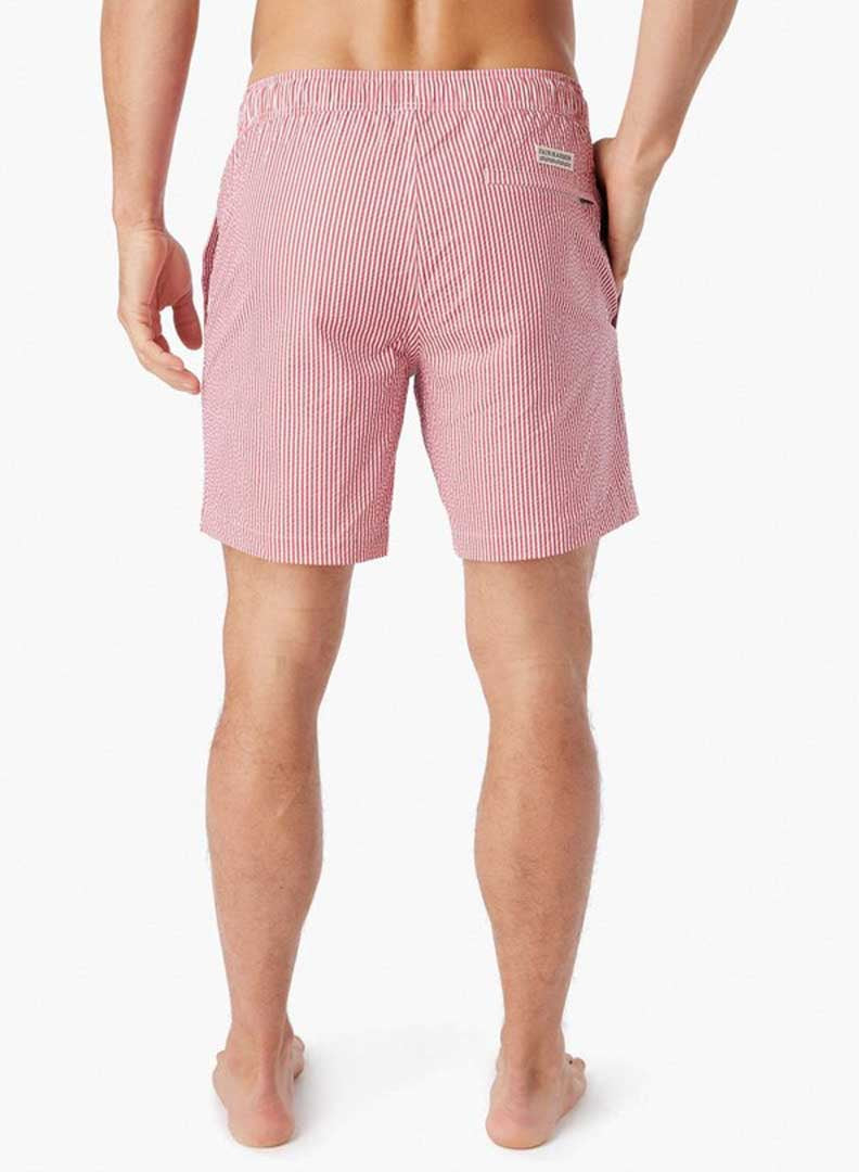 Fair Harbor: Bayberry Seersucker 7" Volley Trunk