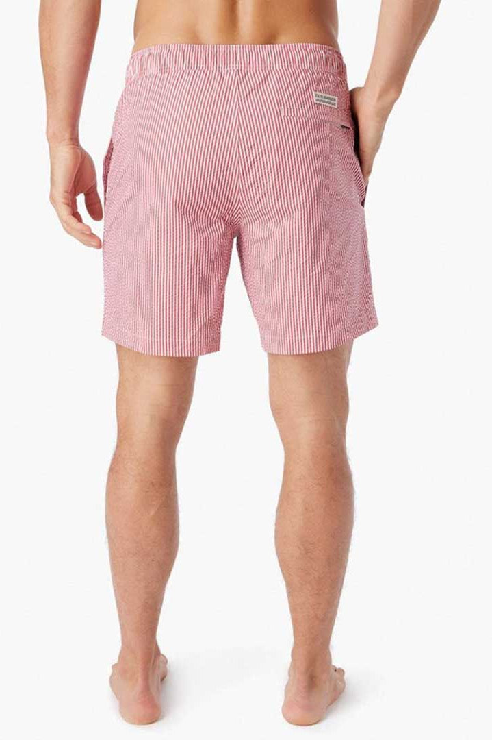 Fair Harbor: Bayberry Seersucker 7" Volley Trunk