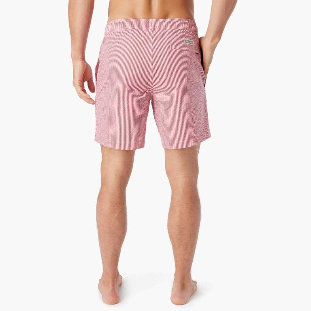 Fair Harbor: Bayberry Seersucker 7" Volley Trunk