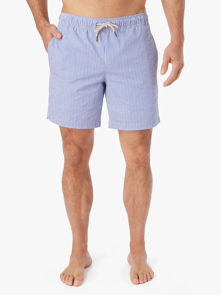Fair Harbor: Bayberry Seersucker Trunk