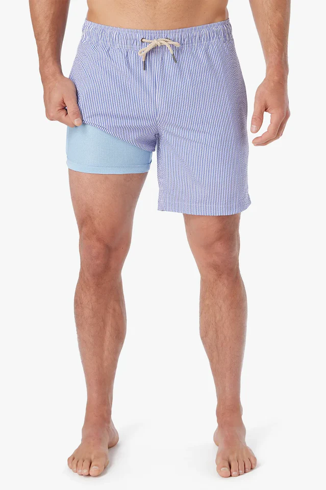 Fair Harbor: Bayberry Seersucker Trunk
