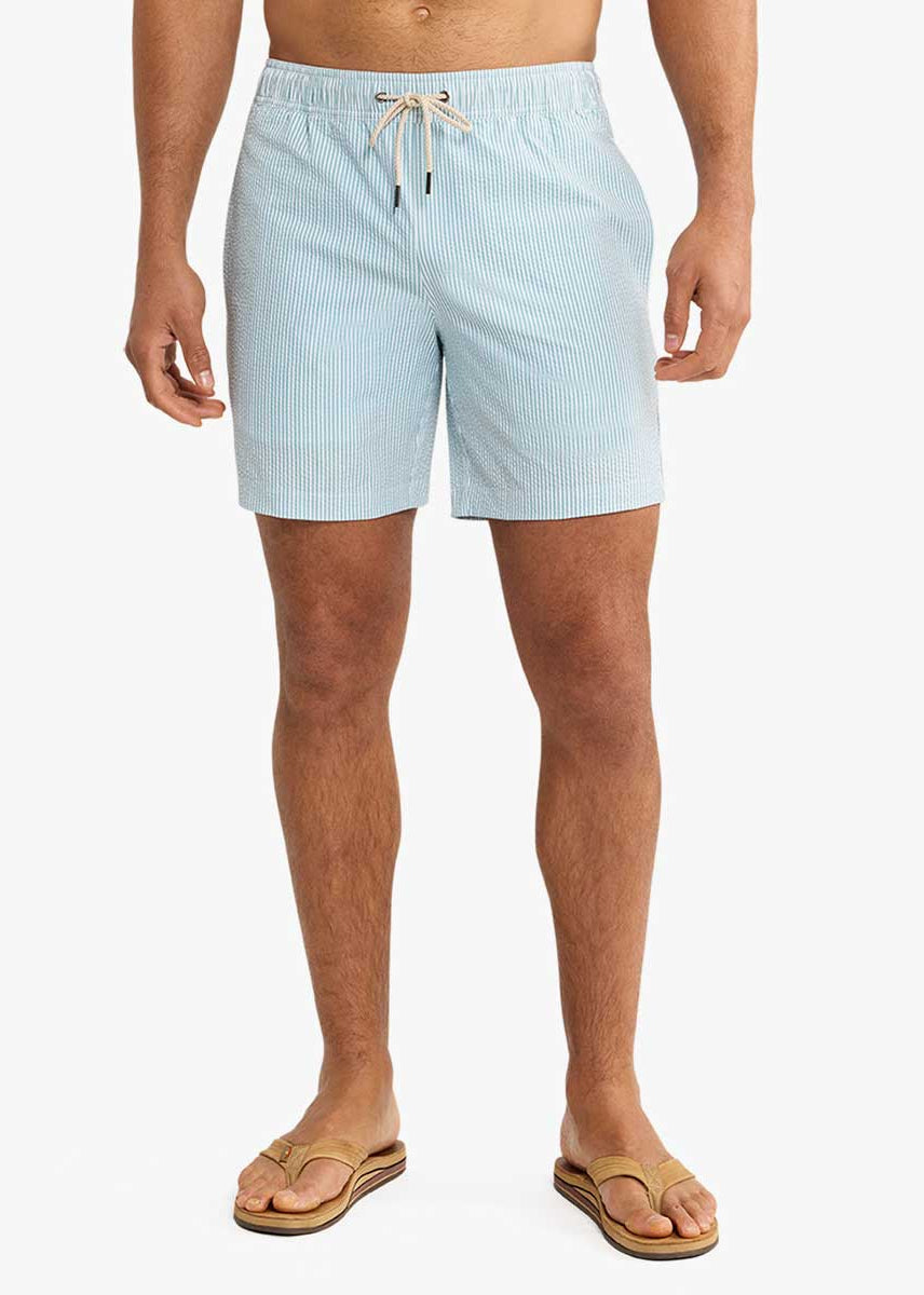 Fair Harbor: Bayberry Seersucker Trunk