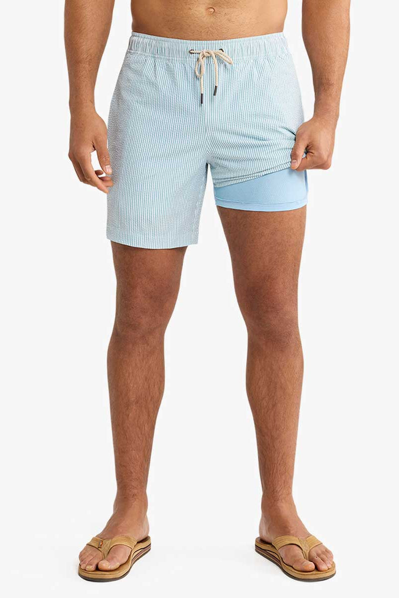 Fair Harbor: Bayberry Seersucker Trunk