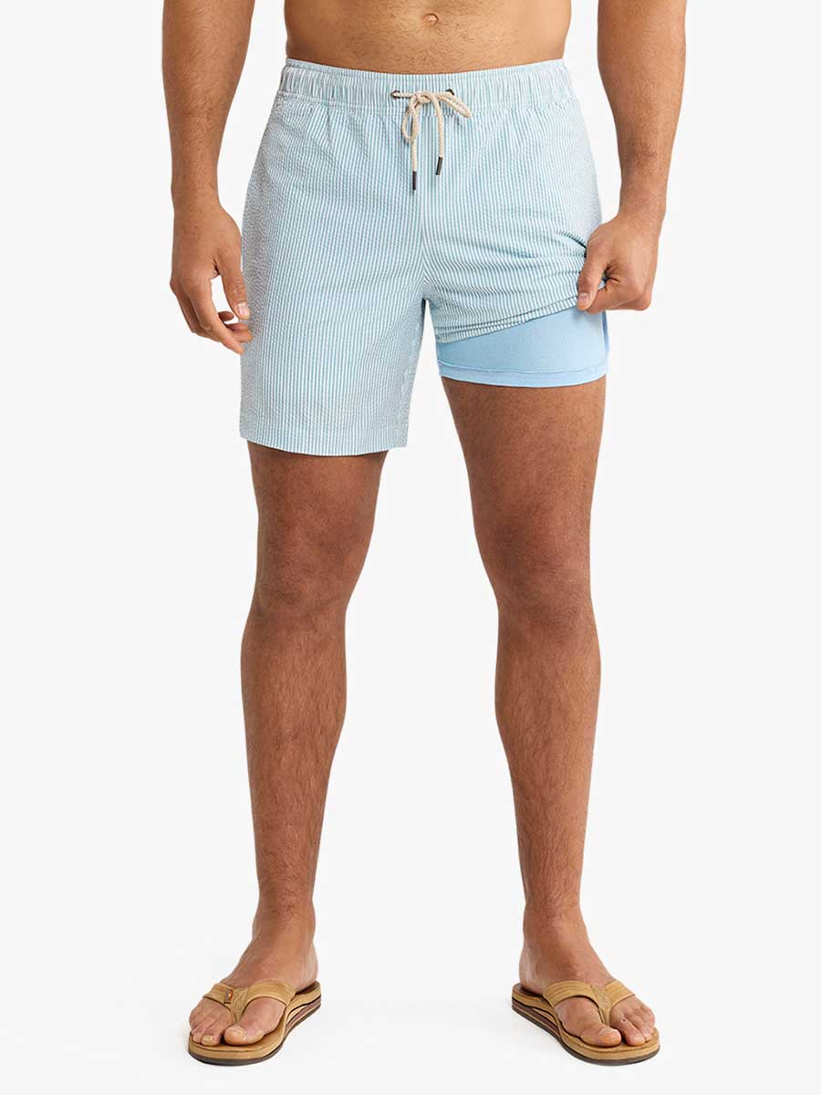 Fair Harbor: Bayberry Seersucker Trunk