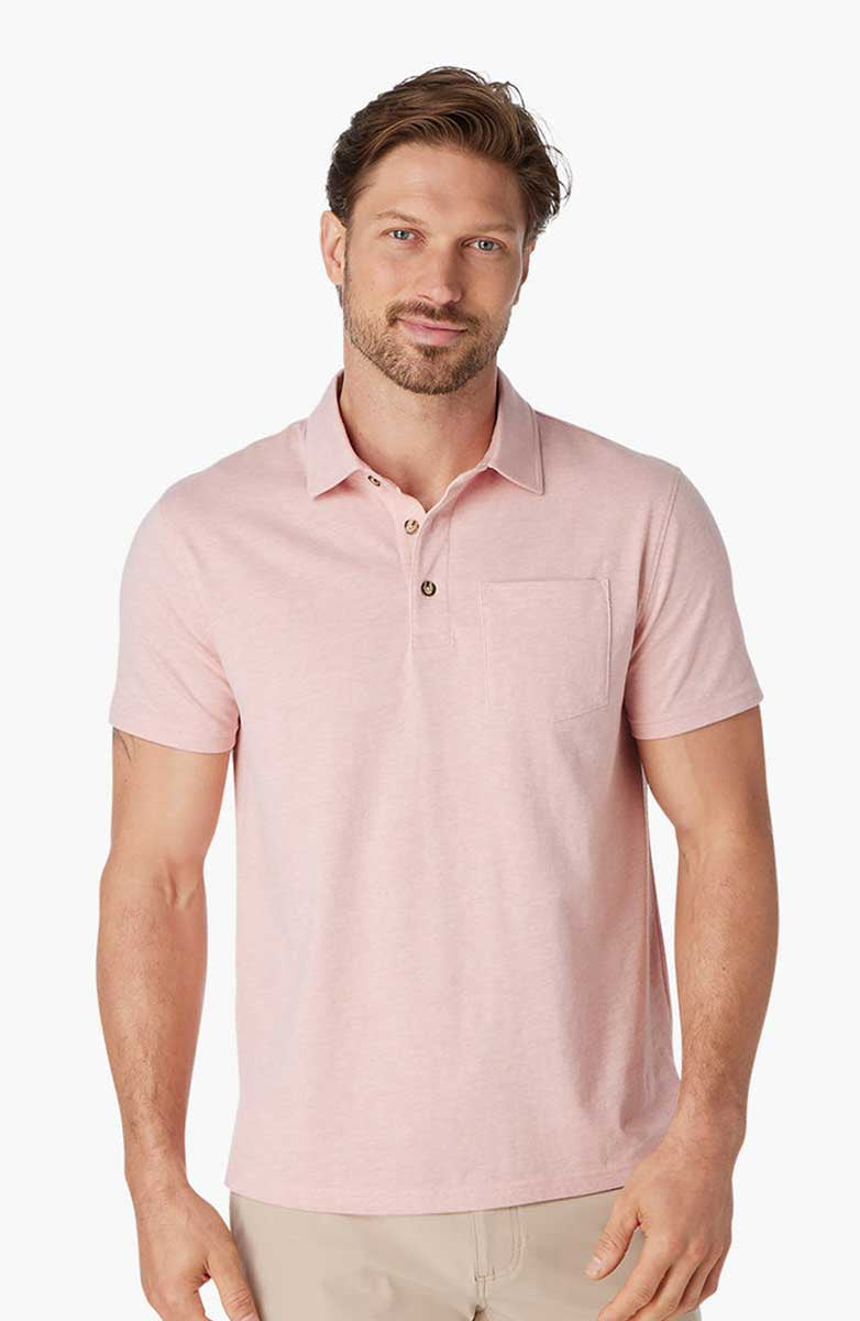 Fair Harbor: The Atlantic Bermuda Pink Polo