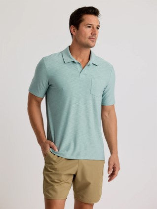 Free Fly: Men's Bamboo Slub Polo II