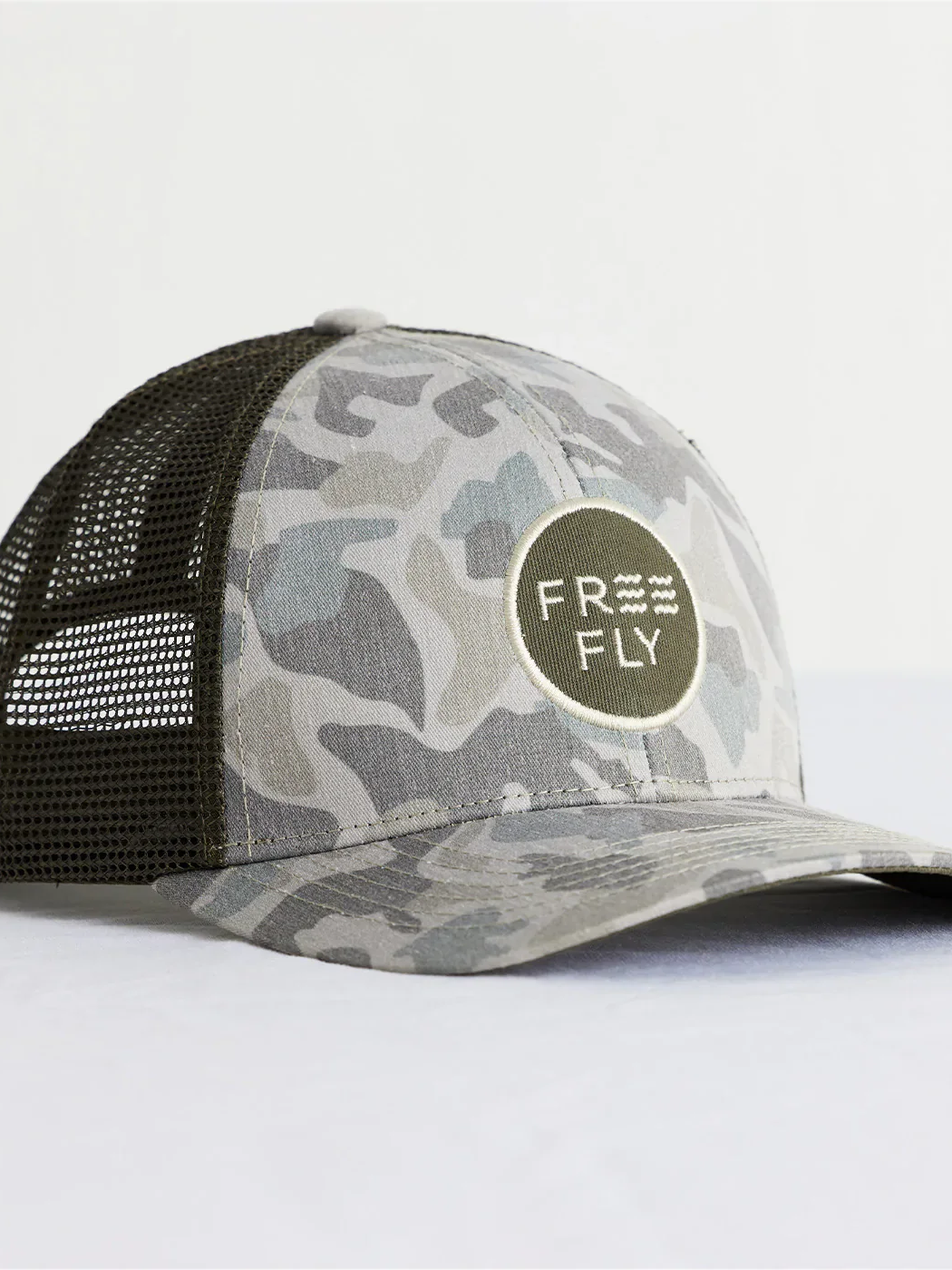 Free Fly: Men's Camo Trucker Hat