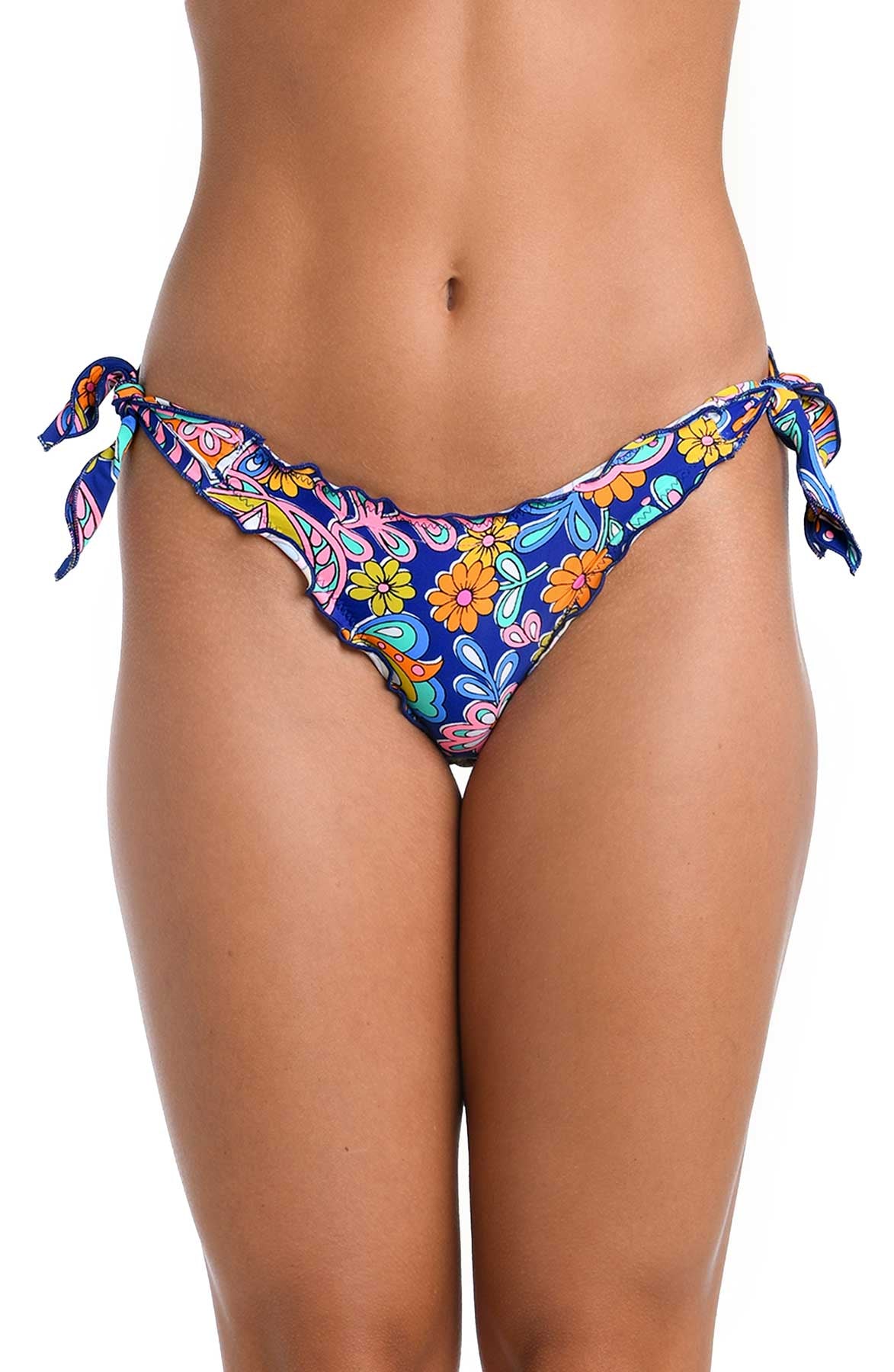 Hobie: Retro Paisley SideTie Merrow Hipster Bikini Bottom
