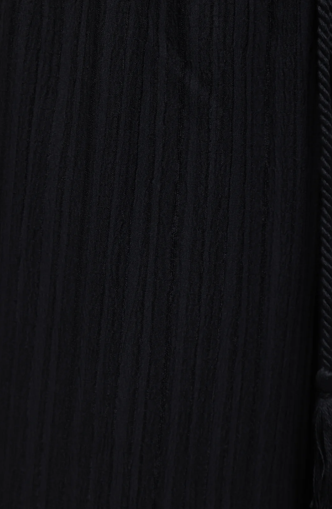 J.Valdi: Cancun Lace Neck Big Shirt - BLACK