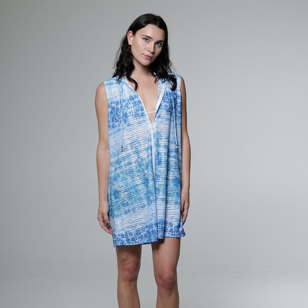 J.Valdi: La Onda Sleeveless Full Zip Hoodie