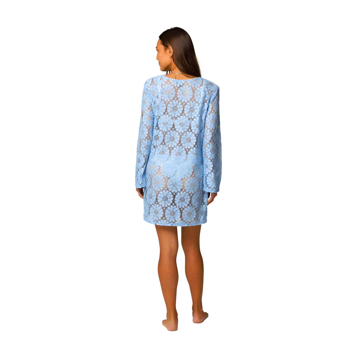 J.Valdi: Sunburst Bell Sleeve Tunic Cover-Up - PERI