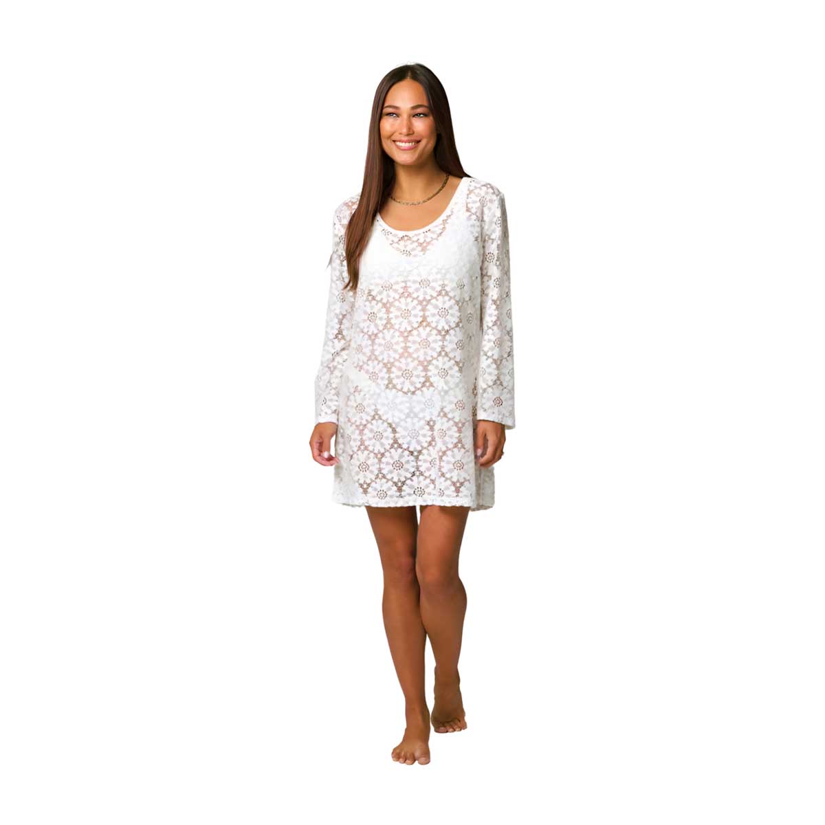 J.Valdi: Sunburst Bell Sleeve Tunic Cover-Up