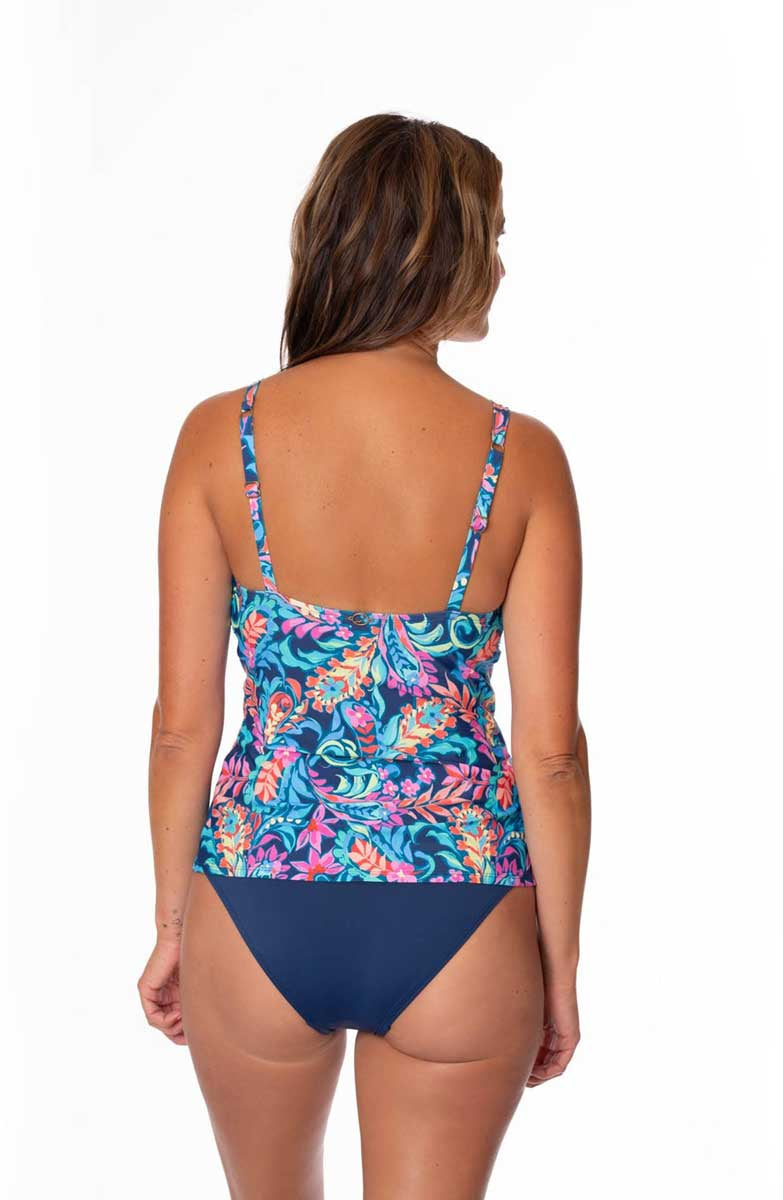 Jantzen: Artissan Audrey Drape Tankini Top