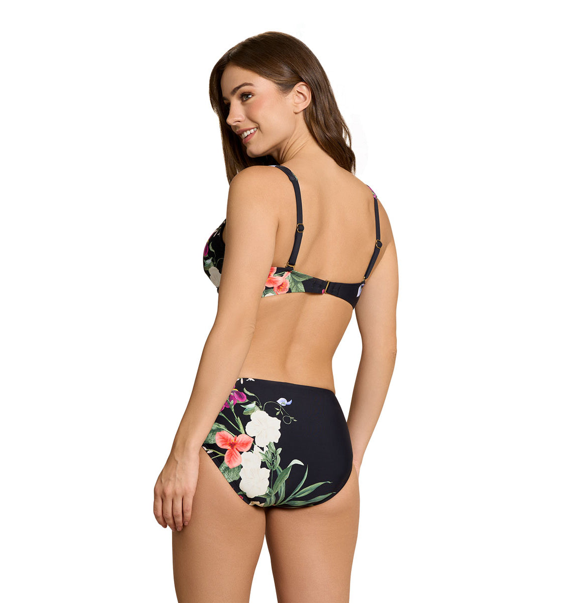 Jantzen: Floral Fantasy Vera Surplice Bra Bikini Top