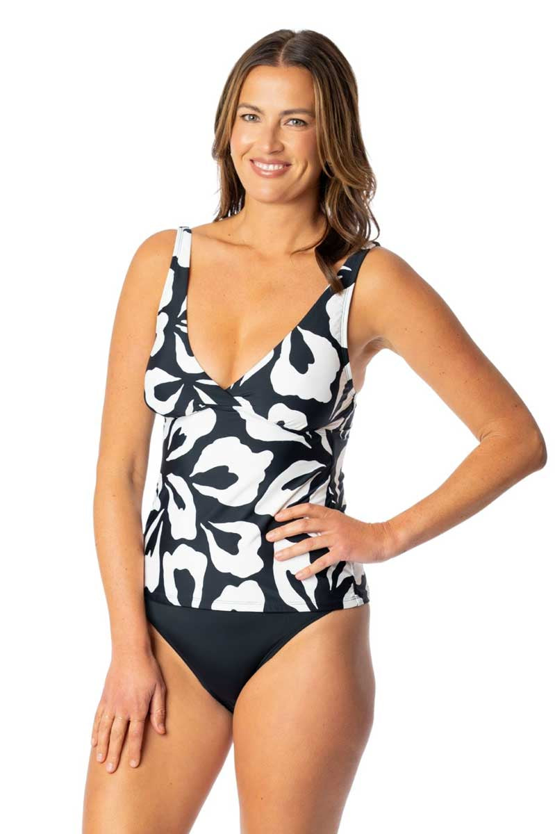Jantzen: Floral Outline Susana Halter Tankini Top