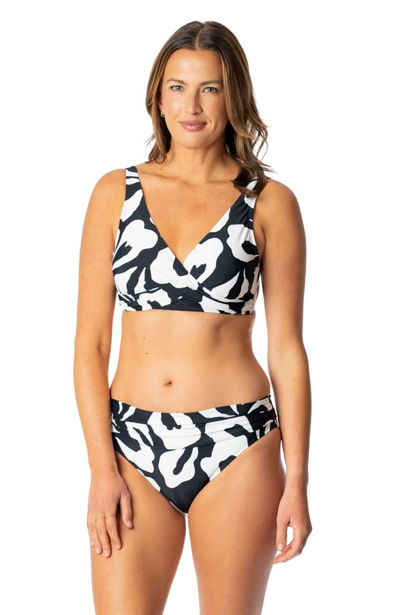 Jantzen: Floral Outline Vera Surplice Bra Top