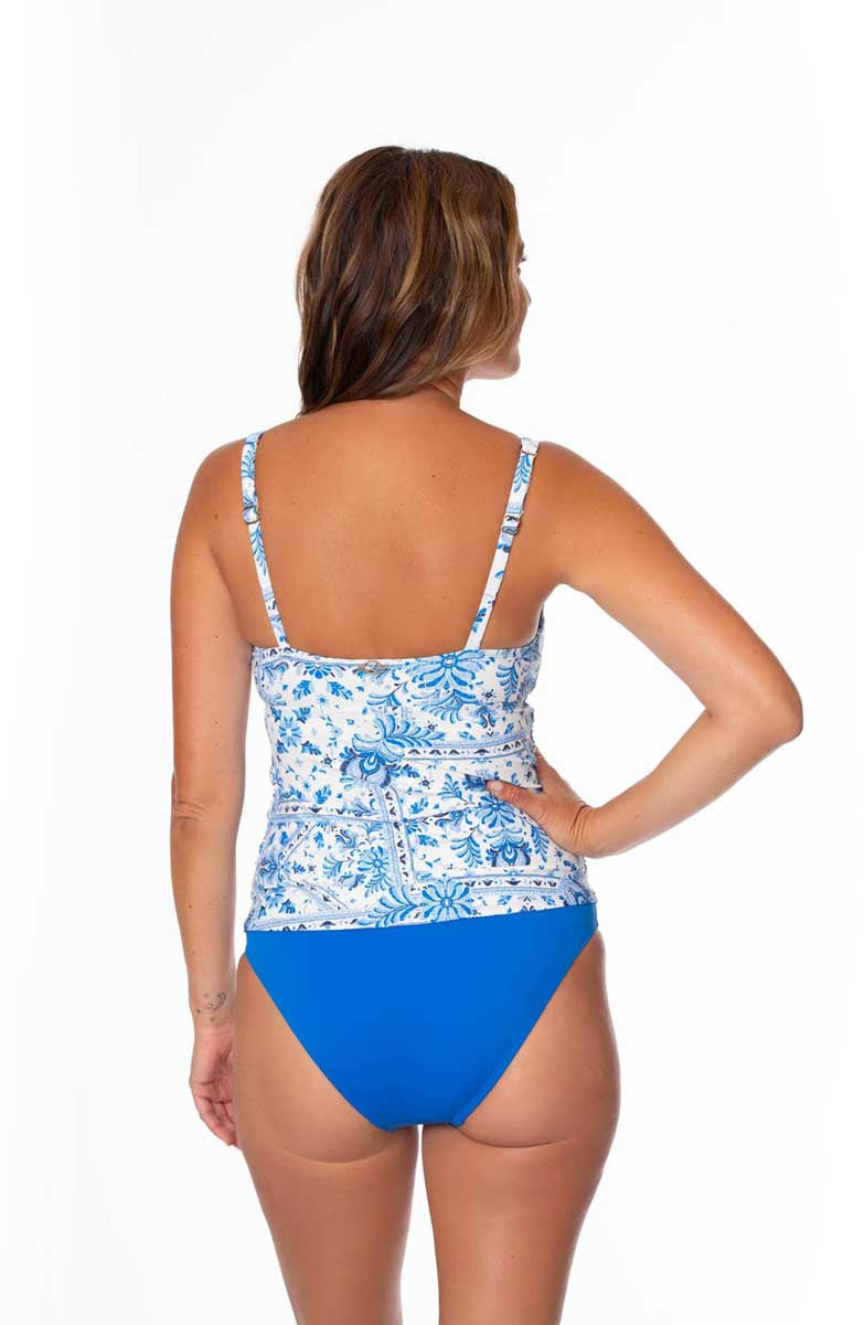 Jantzen: Fresh Fusion Amber V-Neck Tankini Top