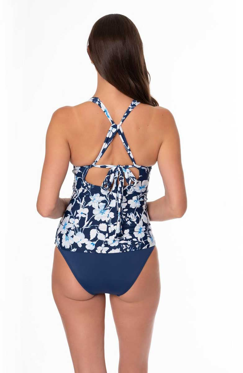 Jantzen: Mirage Lousie Wrap Tankini Top