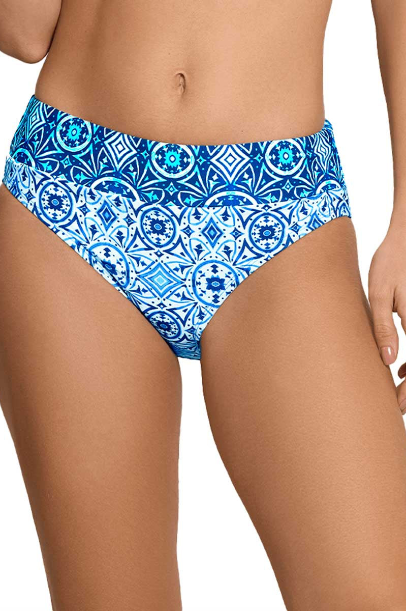 Jantzen: Moroccan Tiles Agnes Banded Hipster Bikini Bottom