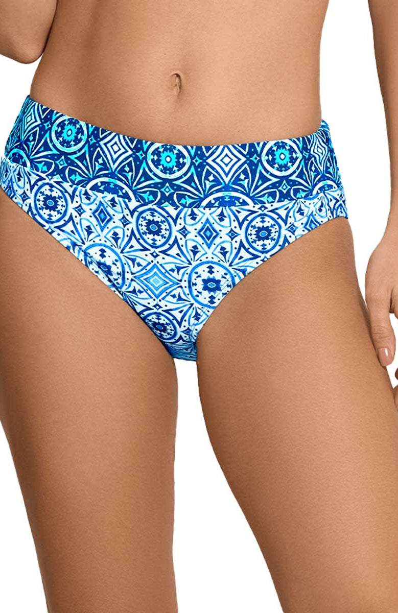 Jantzen: Moroccan Tiles Agnes Banded Hipster Bikini Bottom