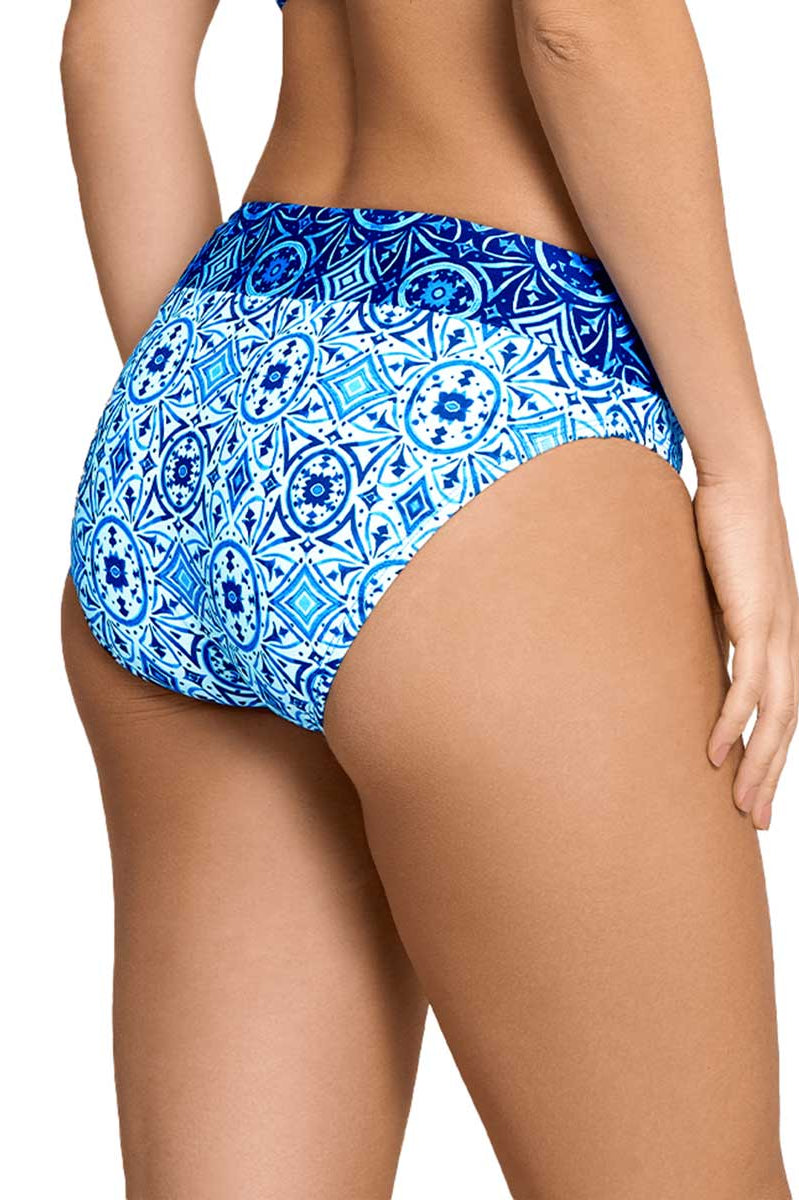 Jantzen: Moroccan Tiles Agnes Banded Hipster Bikini Bottom