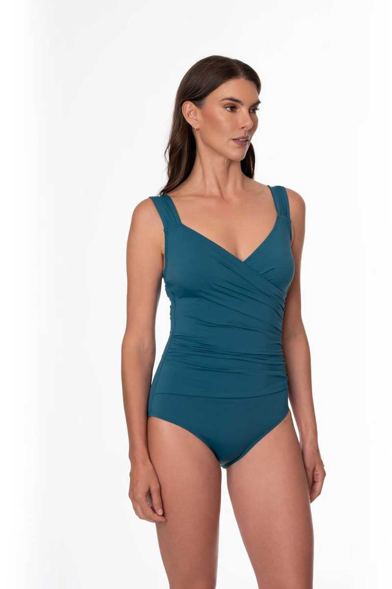 Jantzen: One Piece Solids Surplice Mio - DEPTHS