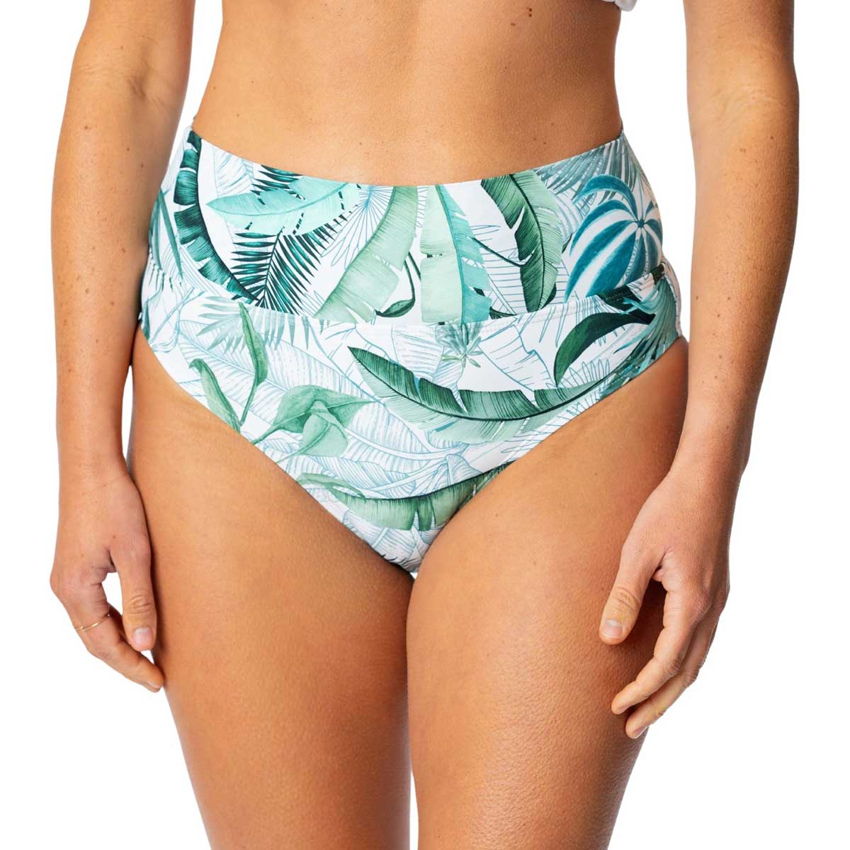 Jantzen Palm Toile Barbra Convertible Bottom in White