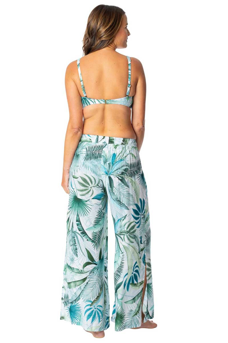 Jantzen: Palm Toile Josephine Pull On Pant