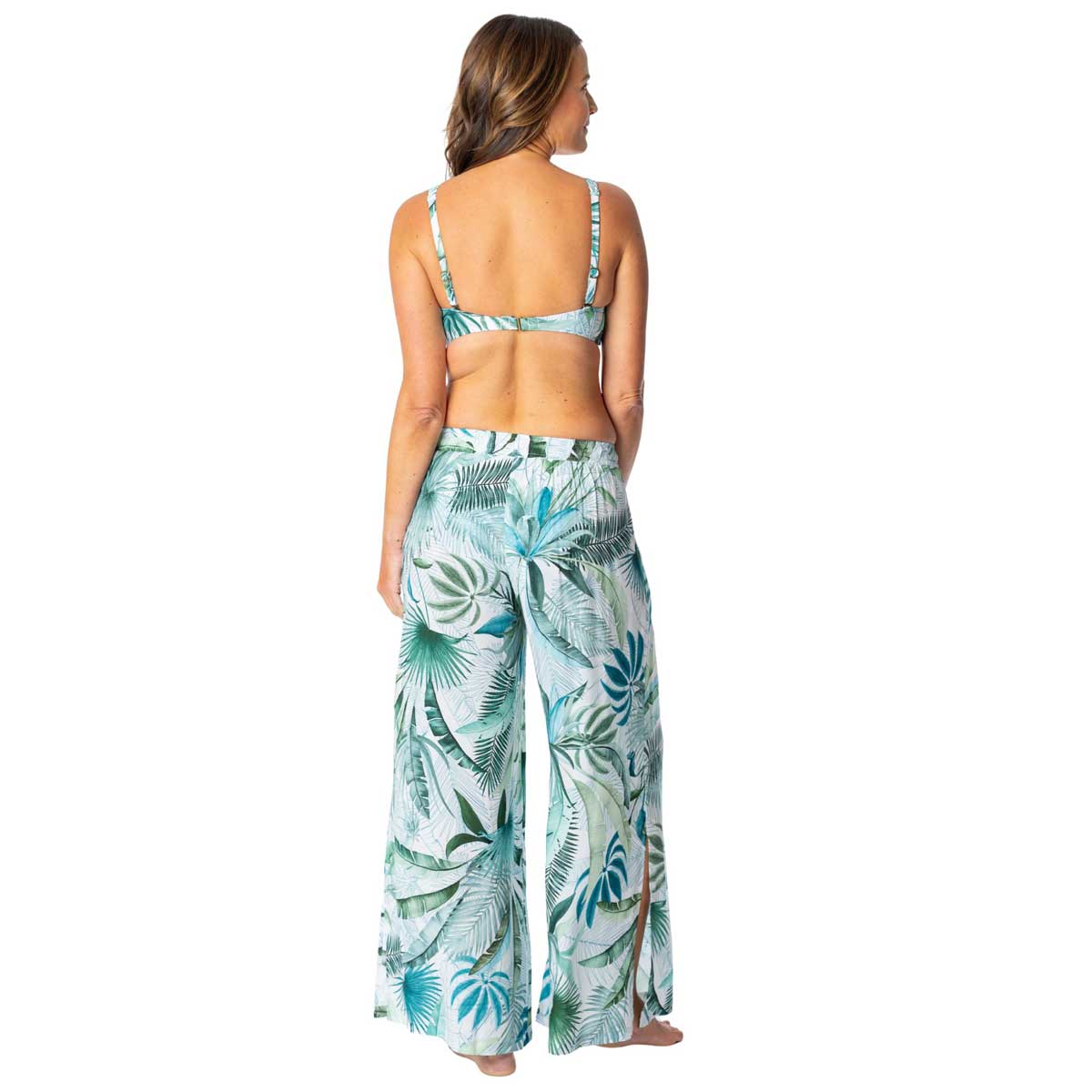 Jantzen: Palm Toile Josephine Pull On Pant
