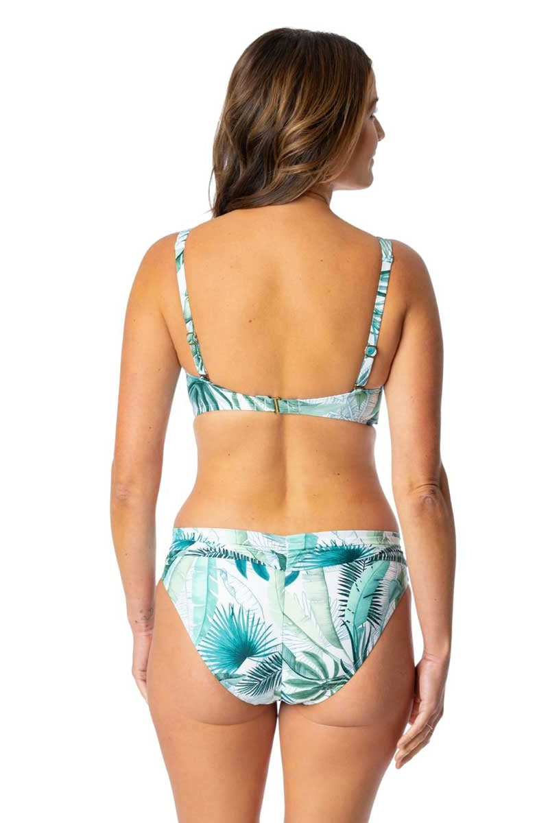 Jantzen: Palm Toile Vera Surplice Bra Top