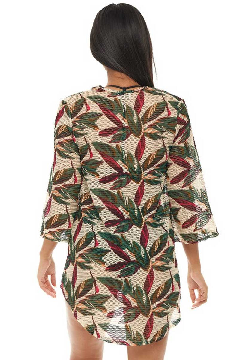 Jordan Taylor: Chevron Bell Sleeve V-Neck Tunic