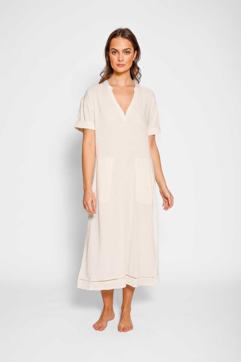Koy Resort: Capri Travel Solid Midi Dress