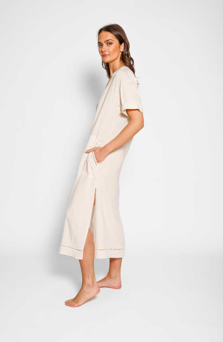 Koy Resort: Capri Travel Solid Midi Dress