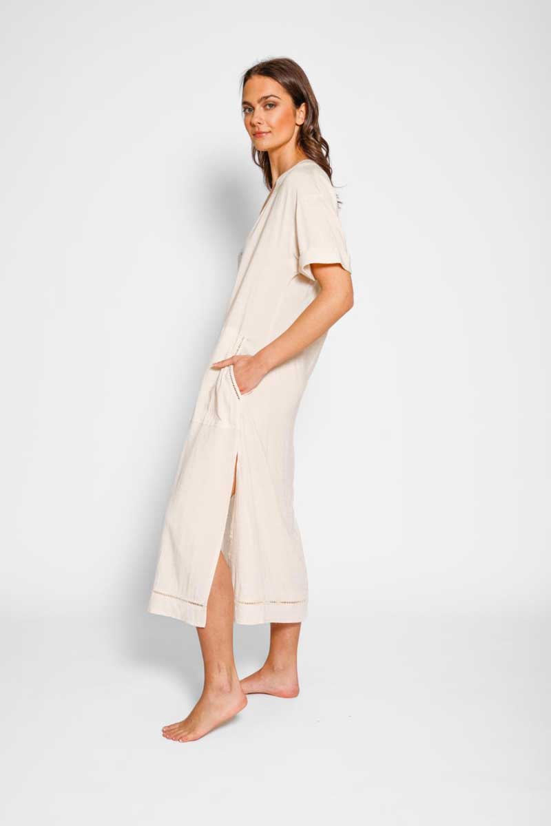 Koy Resort: Capri Travel Solid Midi Dress