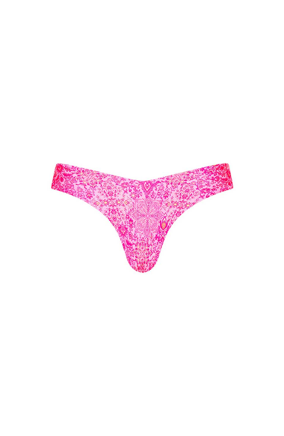 Kulaini Kinis: Rose Quartz Cheeky V Bikini Bottom