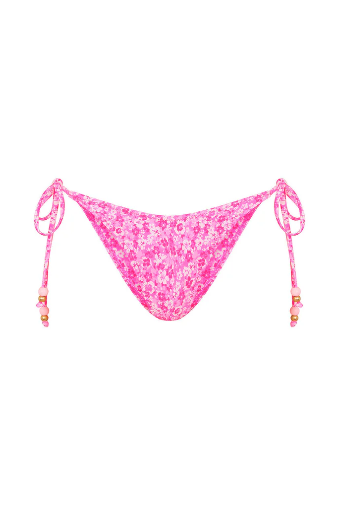 Kulani Kinis: Berry Burst Dipped Cheeky Tie Bikin Bottom