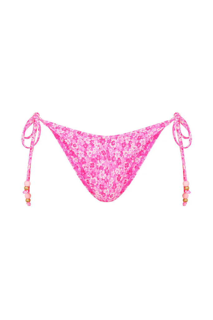 Kulani Kinis: Berry Burst Dipped Cheeky Tie Bikin Bottom