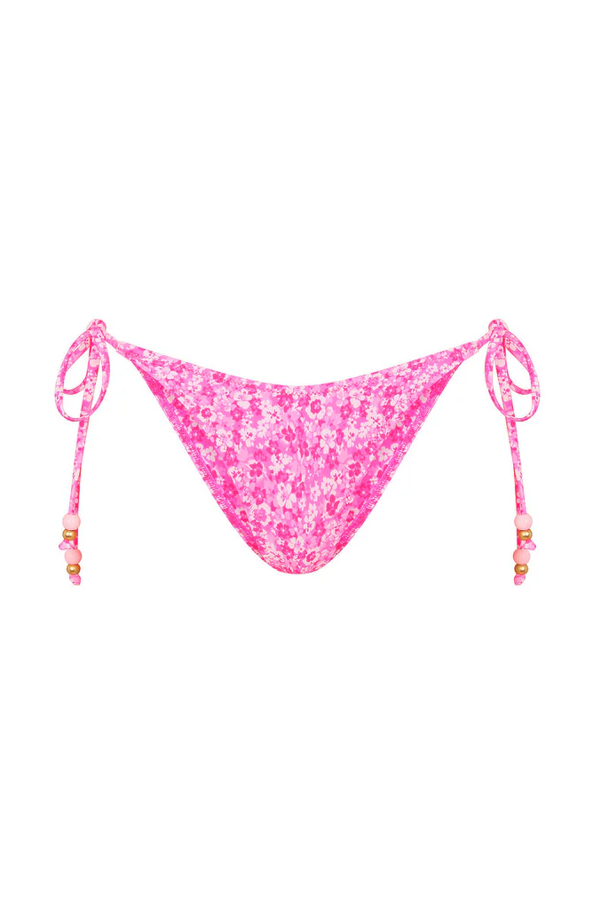 Kulani Kinis: Berry Burst Dipped Cheeky Tie Bikin Bottom