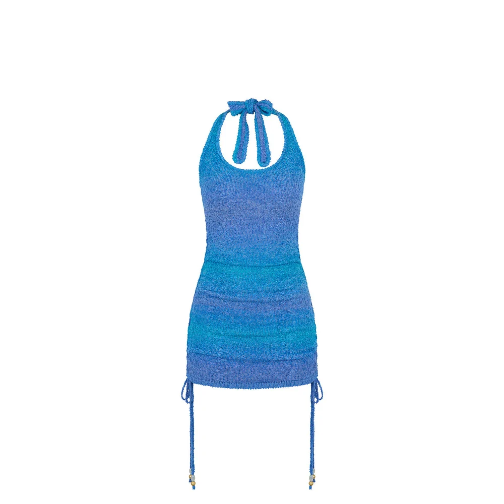 Kulani Kinis: Blue Illusion Oceana Knit Mini Dress