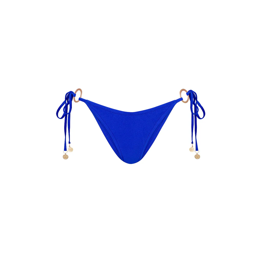 Kulani Kinis: Blue Lagoon Ring Cheeky Tie Bikini Bottom