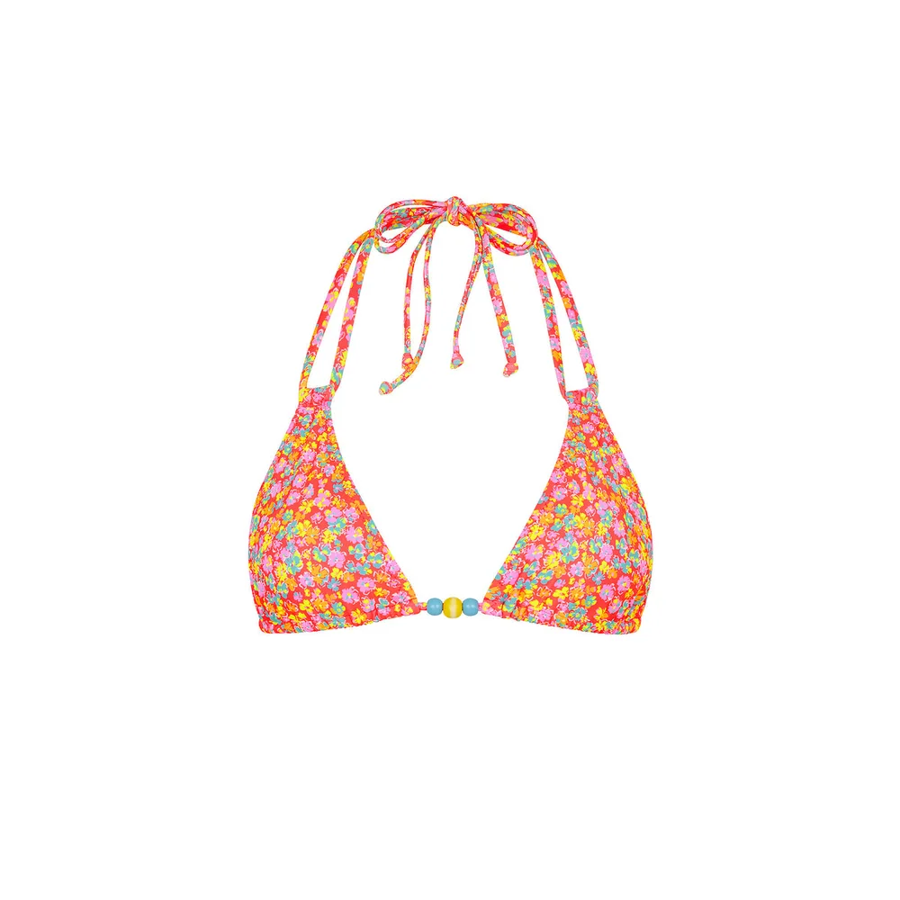 Kulani Kinis: Bubble Pop Halter Bralette Bikini Top