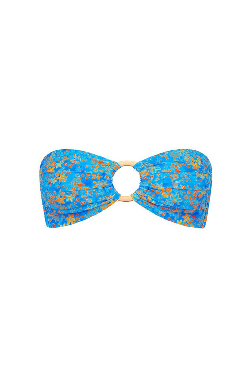 Kulani Kinis: Cream Soda Strapless Bandeau Bikini Top