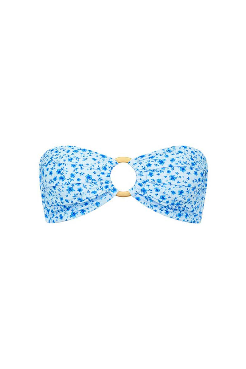 Kulani Kinis: Dream Flower Strapless Bandeau Bikini Top