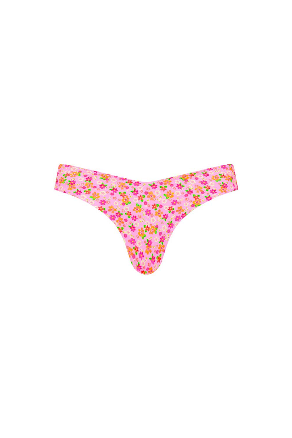 Kulani Kinis: Frangipani Fever Cheeky V Bikini Bottom