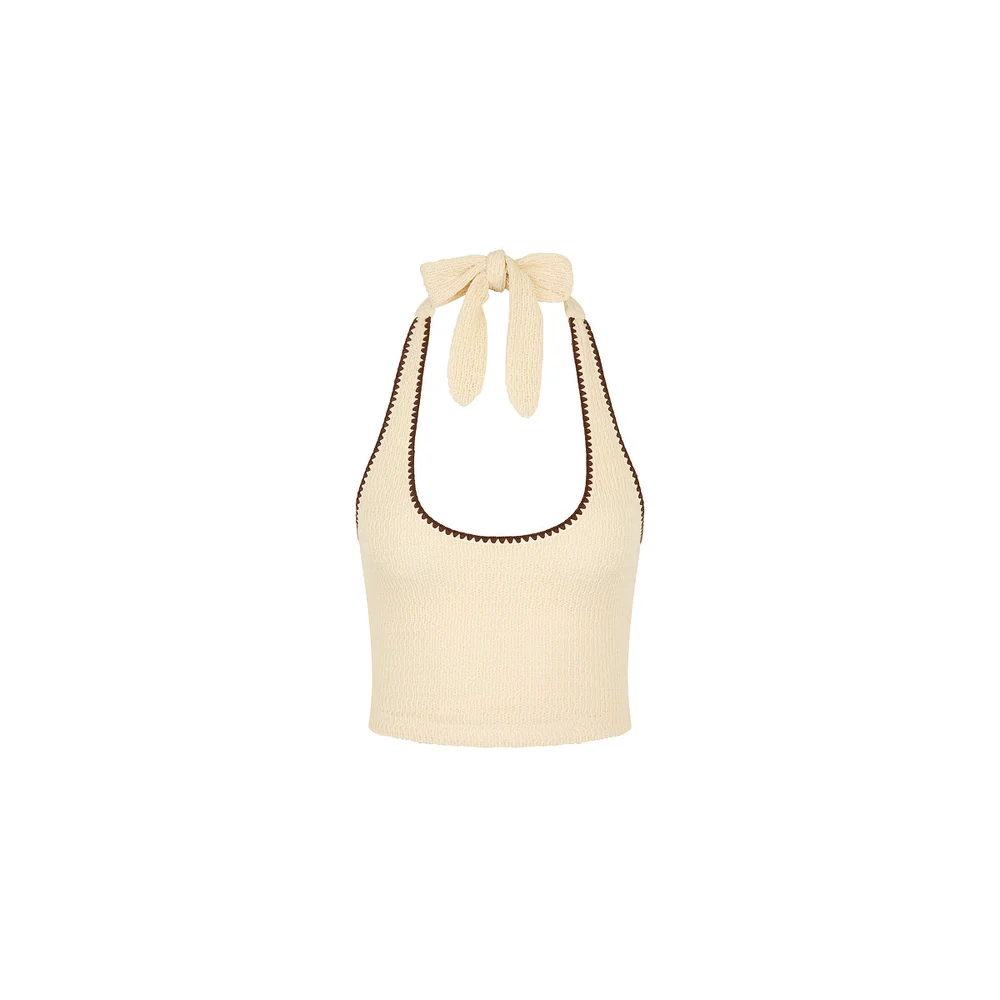 Kulani Kinis: Havana Palma Halter Top