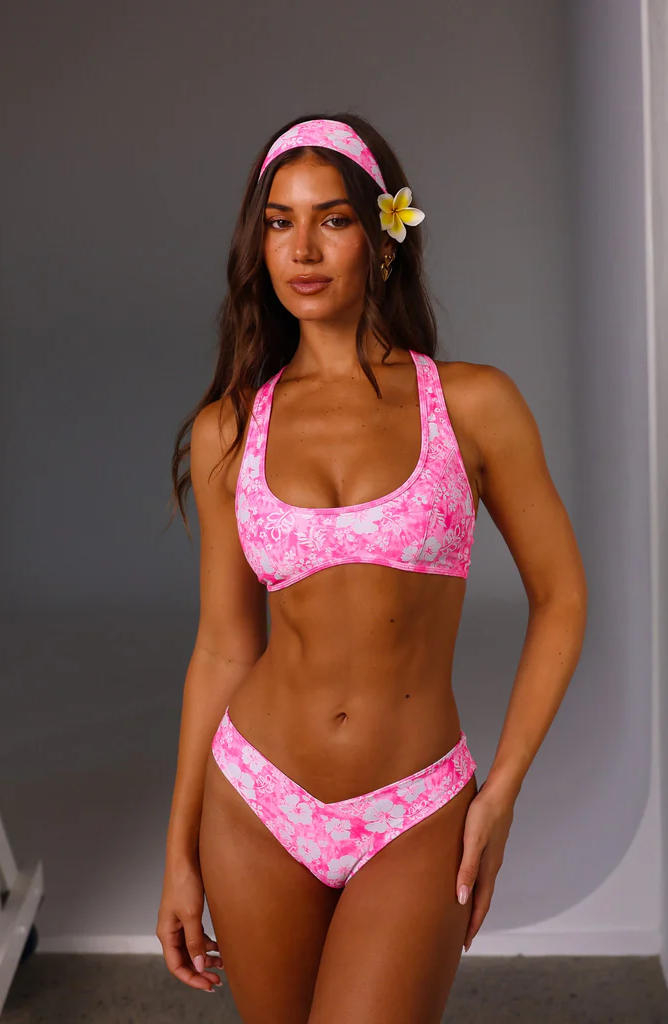 Kulani Kinis: Island Blush Cheeky V Bikini Bottom