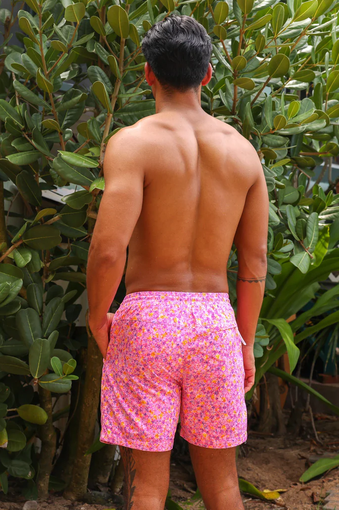 Kulani Kinis: Men's Gelato Bloom Swim Trunks