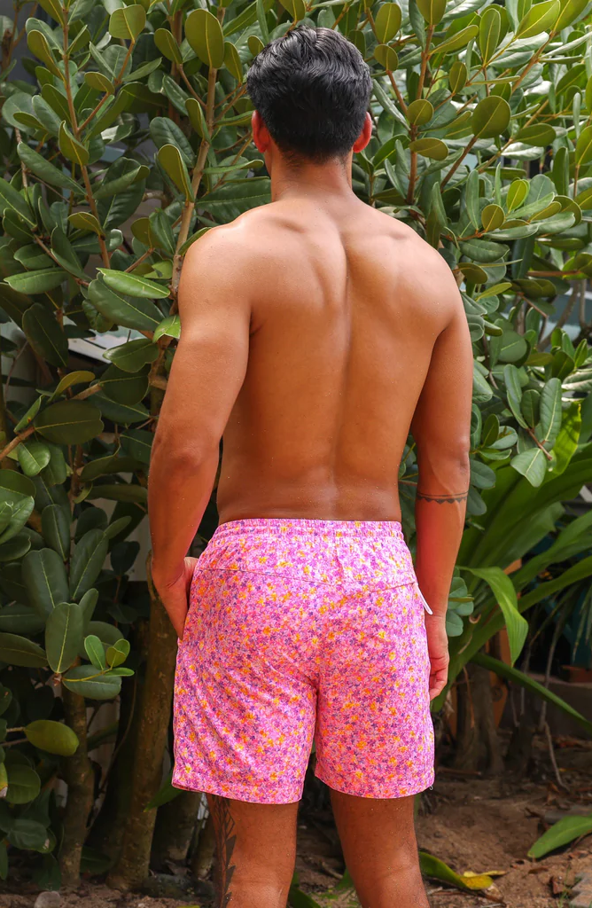 Kulani Kinis: Men's Gelato Bloom Swim Trunks